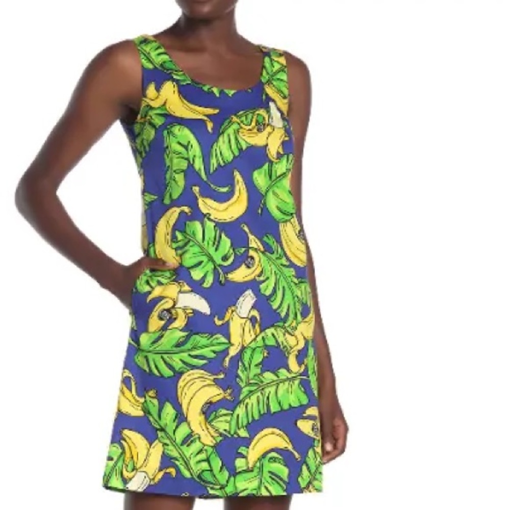 Vintage 80’s Big Head Designs Fruit Print Dress